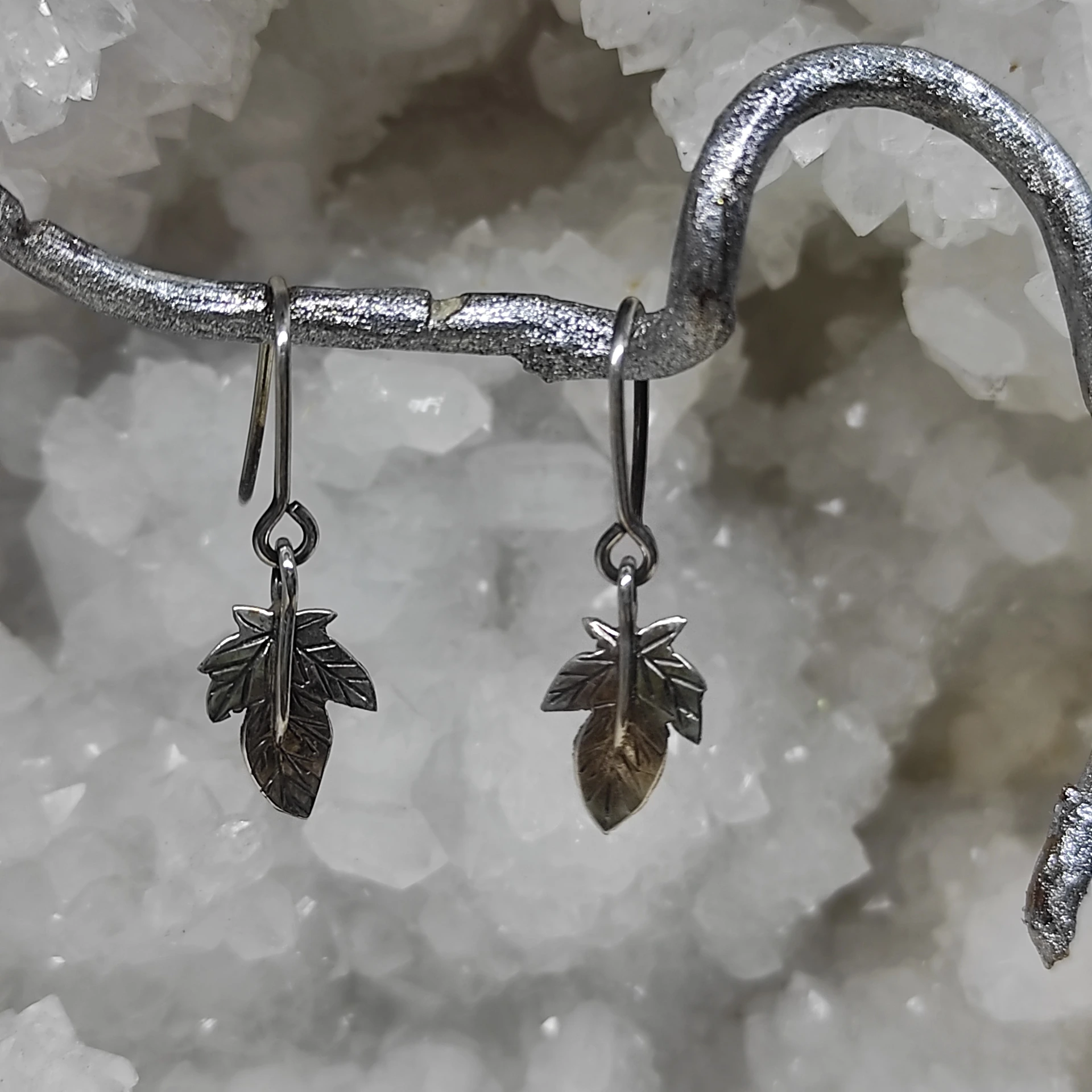 boucle d' oreilles mini lierre