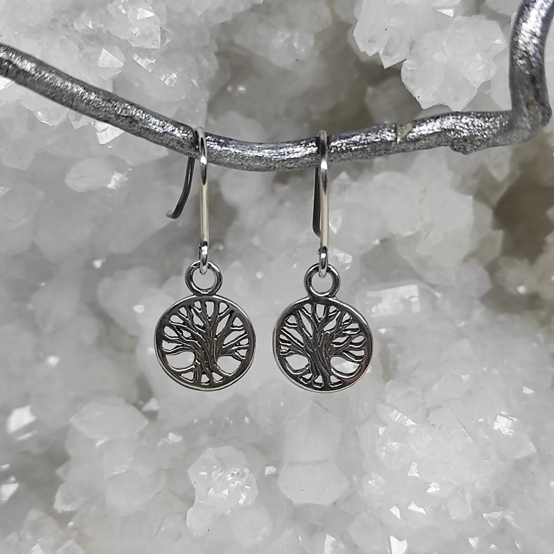 Boucles d' oreilles mini arbre de vie